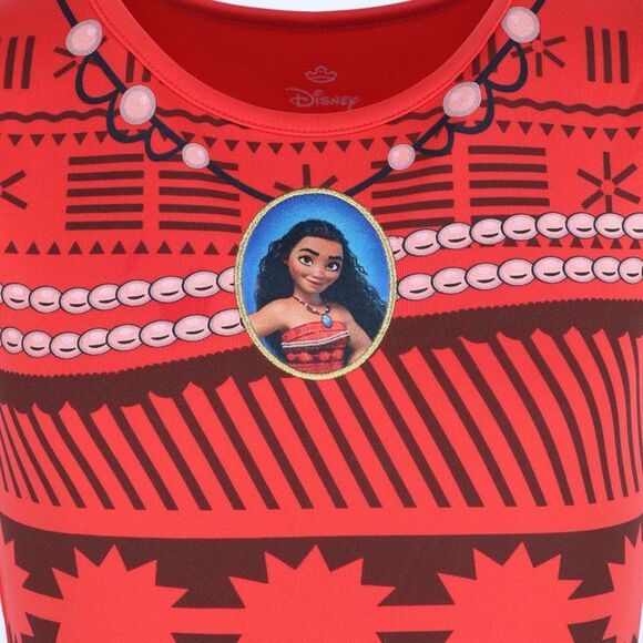 Jerry Leigh Girl's Disney Moana Princess Cosplay Tutu Dress - Picture 3 of 4